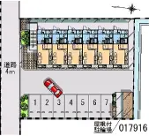 ★手数料０円★行田市長野２丁目　月極駐車場（LP）